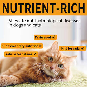 Quitamanchas de lágrimas naturales, soporte para la salud ocular, masticables suaves con extracto de <span class=keywords><strong>regaliz</strong></span> de arándano y cúrcuma para perros y gatos - Product Image 3