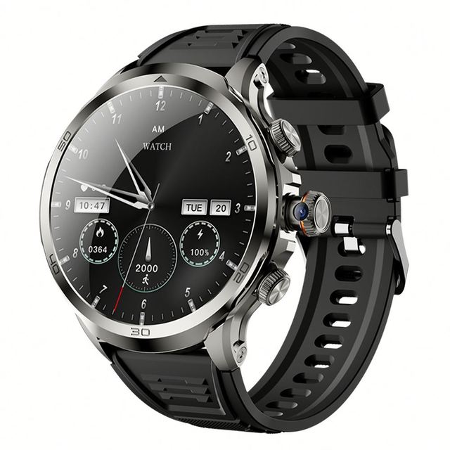 H19 4G Smart Watch 3+32GB 1.95" Round Screen HD Video Call Retractable Rotating Camera Global Positioning Smartwatch Sim Card