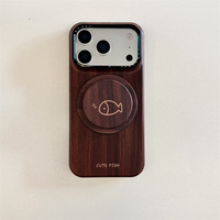 Étui à motif Marvel pour iPhone 14/13, étui à couverture complète compatible avec support en forme de poisson