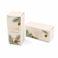 Boîte pliante moderne de luxe personnalisée en carton recyclable avec impression dorée en relief pour emballage de cosmétiques, cadeaux et vente au détail