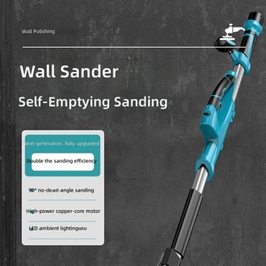 Lijadora Eléctrica <span class=keywords><strong>de</strong></span> Pared <span class=keywords><strong>de</strong></span> 220V con Mango Largo, Doble Luz LED y Sistema <span class=keywords><strong>de</strong></span> Recolección <span class=keywords><strong>de</strong></span> Polvo - Product Image 3