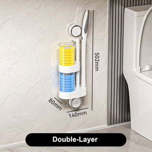Commercio all'ingrosso della fabbrica adsorbibile <span class=keywords><strong>spazzola</strong></span> per la pulizia della toilette usa e getta con 8 pezzi teste di <span class=keywords><strong>ricambio</strong></span> tazza del water <span class=keywords><strong>spazzola</strong></span> per la pulizia - Product Image 5