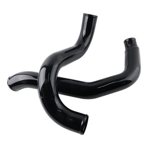 Tubo di <span class=keywords><strong>ricambio</strong></span> diretto Turbo Intercooler per <span class=keywords><strong>Ford</strong></span> F250 F350 6.0L Powerstroke Diesel 03-07 nero stabilità parti modificate - Product Image 5