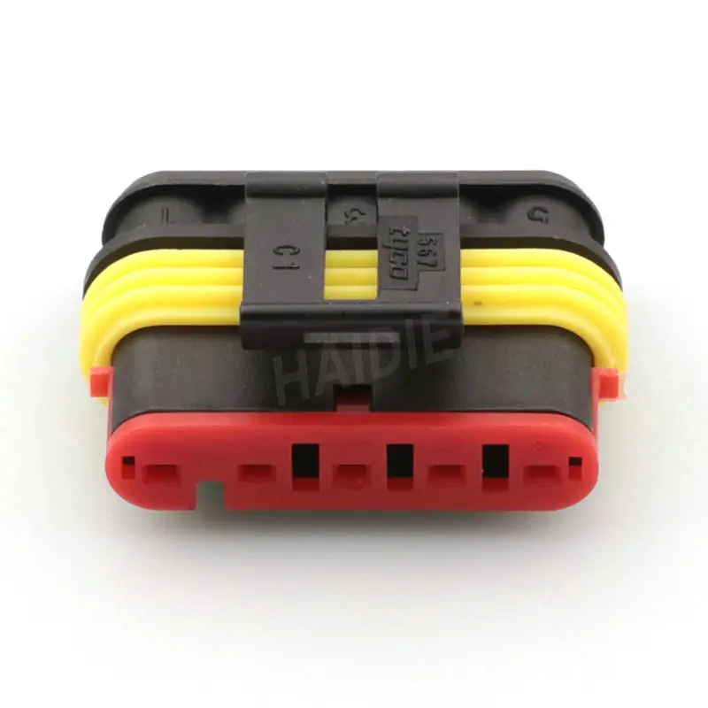 5pin 282089 _ 1 funivia impermeabile terminali maschio femmina cablaggio Auto connettore elettrico Automotive