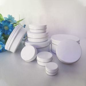 Tarro de lata de metal Hermético con tapas RTS Lata de aluminio redonda personalizada para embalaje cosmético Bálsamo de hojalata de aluminio personalizado - Product Image 1