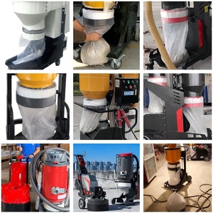 Sacs de collecte de poussière de 72 pieds pour le ponçage du béton, lot de 4, pour la découpe et le perçage, cassettes de sacs de collecte de poussière de 20 m de long - Product Image 2