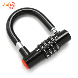 Jinta Nhà Máy Cung Cấp <span class=keywords><strong>U</strong></span> Hình Dạng Khóa Kết Hợp Xe Đạp An Ninh D Khóa Mini E-Scooter Phòng Tập Thể Dục E-Xe Đạp Khóa - Product Image 1