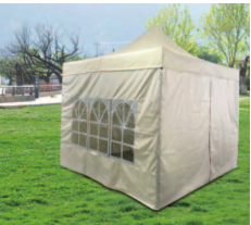 Carpa Plegable Resistente para Exteriores de 3x3m, con Recubrimiento de PVC Impermeable, para Ferias Comerciales, Jardín, Modelo DC-FG-003-B - Product Image 4