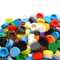Pièces de rechange MOC en ABS multicolores, petites particules, pour briques de construction rondes 1x1, 8MM, référence 98138