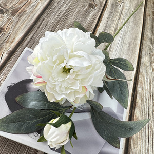 Flores de Peonía Artificiales <span class=keywords><strong>Meimei</strong></span> al por Mayor, Adornos de Peonía Falsos Estilo Palacio - Product Image 4