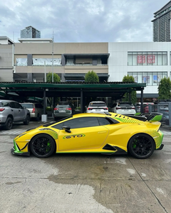 Diffuseur de pare-chocs arrière en fibre de carbone sèche de style V pour l'extérieur de la voiture, compatible avec Lamborghini Huracan <span class=keywords><strong>STO</strong></span> - Product Image 4