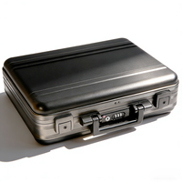 Usine de Ningbo OEM ODM Valise de luxe portable de qualité supérieure en aluminium Boîte à outils de rangement pour homme d'affaires Ordinateur portable