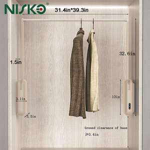 <span class=keywords><strong>Tringle</strong></span> de <span class=keywords><strong>penderie</strong></span> électrique intelligente escamotable pour vêtements - Product Image 3