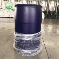 Fabricant de fûts en plastique bleus de 200 litres (55 gallons) avec couvercle fermé pour emballage chimique / Fût de 200 L / Baril de 200 L / Usine avec 60 ans d'expérience