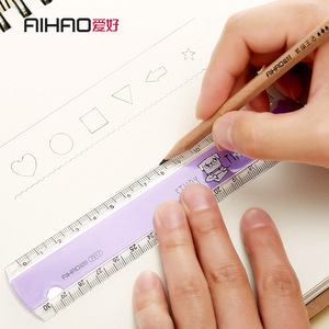 Regla Recta Plegable AiHao de 30 cm, de Plástico, para Medir Tiempo de Estudio, Exámenes y Dibujo para Estudiantes - Product Image 2