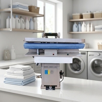 Presse à vapeur haute efficacité en acier inoxydable, table de repassage industrielle pour blanchisserie commerciale, vêtements, chemises et pantalons