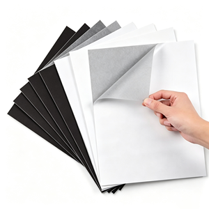 Feuille magnétique souple personnalisable A3 A4, imprimable, autocollante, en feuille robuste, pour papier photo DIY, découpe murale, vente en gros - Product Image 1
