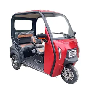 Heißer Verkauf Tuc Tuc elektrische Dreirad Dreirad Motorrad motorisiert Bajaj Passagier geschlossen Tuktuk für Erwachsene