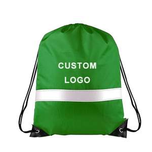 Sac à dos de sport unisexe personnalisé avec logo imprimé, imperméable, pliable, en polyester, pour marathon et voyage, avec compartiment à chaussures, grande capacité 20-38L - Product Image 1