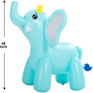Inflatable Elephant Water Sprinkler 120Cm Outdoor Lawn Toy For Kids Pool Play Unisex PVC Material - Product Image 4