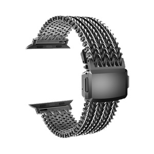 Bracelet de montre en métal à motif de dragon, bande en maille en acier inoxydable 304, boucle magnétique pour Apple Watch, Xiaomi, Huawei, montres intelligentes - Product Image 5