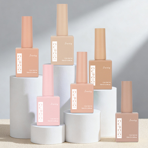 BIN Nude Elegance Collection personalizado 6 uds 15 ML Gel Polish Set mismo Color misma botella UV Gel Polish Kit Nail Art Manicure - Product Image 4