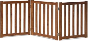 Parc pliant <span class=keywords><strong>en</strong></span> <span class=keywords><strong>bois</strong></span> <span class=keywords><strong>pour</strong></span> <span class=keywords><strong>chien</strong></span> barrière de sécurité intérieure debout - Product Image 3