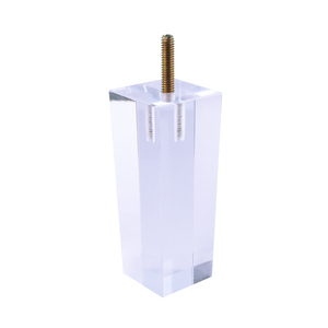 आधुनिक सरल पेक्स pmma plexiglass पारदर्शी सोफा कॉफी कैबिनेट प्लास्टिक फीट ऐक्रेलिक सोफा पैर फर्नीचर के लिए - Product Image 5