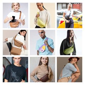 <span class=keywords><strong>Sac</strong></span> de taille Winner Dacron Banana Fancy Teal Corduroy Bum Bag Grand Strongly Made Funnie Pack for Christmas Gift - Product Image 6