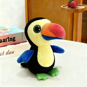 Giocattoli di Pappagalli Macaw Realistici Super Morbidi, Simpatici Uccelli Selvatici di Peluche Imbottiti in Cotone PP, 18 cm, Regalo per Bambini - Product Image 5