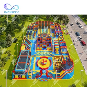 Trampolín Gigante, Casa de Brinco para Niños, Parque Infantil al Aire Libre, Juegos Deportivos, Parque Temático Inflable en Venta - Product Image 3