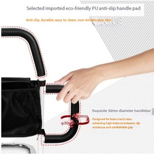 Seniors Hemiplegia Rehabilitation Standing Frame Anti Recline, Lower Limb Training,Adjustable Height <b>Walker</b> Aid <b>for</b> <b>Disabled</b> - Product Image 4