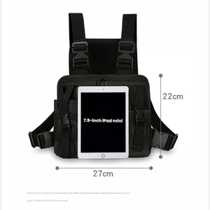 Sacs Poitrine Décontractés et Personnalisés, Sacs à Bandoulière de Sport Tactiques Étanche, Antivol et Tendance pour Hommes, avec Logo - Product Image 2