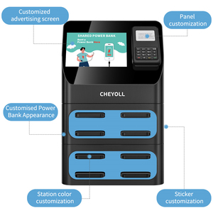 8 slot ristorante Powerbank Docking Station QR codice 5000ma condividere noleggio Power Bank stazione di noleggio pubblico - Product Image 2