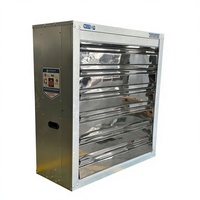 Ventilateur axial mural en acier inoxydable 1100 mm, roulement à billes, électrique 220 V, personnalisable OEM/ODM, 16 argent, directement de l'usine
