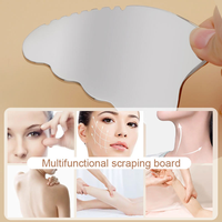 Masseur Gua Sha en acier inoxydable 304 pour le visage, le cou et les épaules