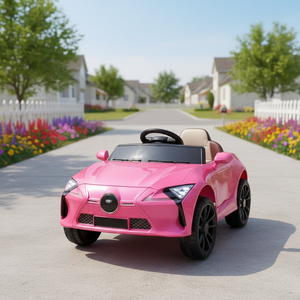 Juguete Montable para Niños, Auto Eléctrico de Plástico de 4 Ruedas con Batería de 12V para Niños de 2 a 7 Años - Product Image 1