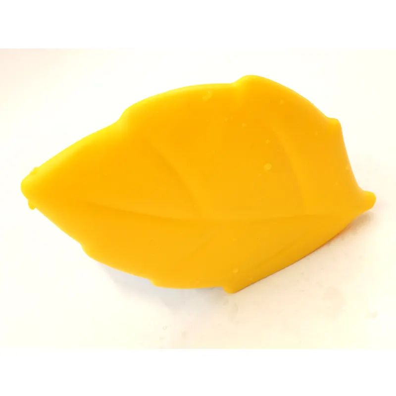 Copo de silicone em forma de folha de silicone de alta qualidade Leatchliving Novo design de grau alimentício copo de silicone de forma engraçada