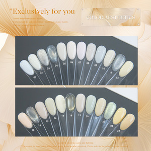 White Moonlight Couleur unie, imperméable, haute intensité, 24 couleurs, blanc laiteux jaune gousse, <span class=keywords><strong>argent</strong></span> nacré - Product Image 4