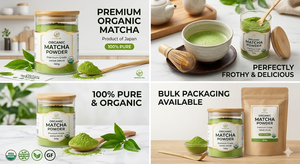 <span class=keywords><strong>Poudre</strong></span> de thé vert Matcha biologique de qualité supérieure 100% naturelle, <span class=keywords><strong>en</strong></span> vrac, qualité culinaire et cérémonielle, pour la pâtisserie, les smoothies et les lattes - Product Image 4