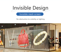 Écran LED transparent de mur vidéo d'affichage de publicité numérique de film de fenêtre en verre