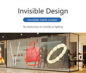 Стеклянная оконная пленка цифровой рекламный дисплей видео настенный прозрачный СВЕТОДИОДНЫЙ экран - Product Image 4