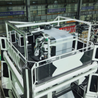 Machine d'extrusion de film plastique soufflé ABC à trois couches, directement de l'usine, largeur de film personnalisée, support OEM