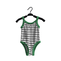Romper Bayi Kain Terry Bergaris Lembut Custom Grosir, Creeper Bayi Katun Bernapas, Jumpsuit Bayi Baru Lahir