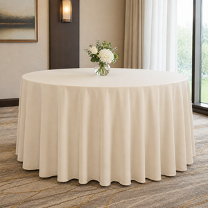 Industrial <b>Washable</b> Scuba <b>Tablecloth</b> Durable Polyester Table Cloth For Hotel Linen Rental Laundry - Product Image 1