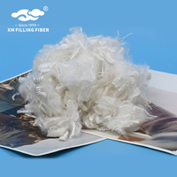 Fibre de polyester creuse conjuguée siliconée HCS 1.5D*25mm pour le rembourrage de jouets et d'oreillers