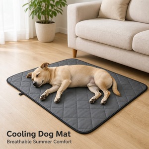 Wasserdichte Hundematte, bissfeste Oxford-Haustierbettmatte, waschbare, kühlende, rutschfeste Hundematratze für große Hunde, für den Innen- und Autogebrauch - Product Image 4