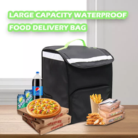 BSCI Factory Custom Wasserdichter wärme isolierter Pizza-Liefer rucksack Food Delivery Bag Box Soft Sided Cooler Bags