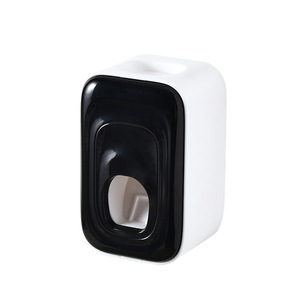 Soporte de pared para lavabo de baño, sin perforaciones, de plástico ABS antideslizante, dispensador automático de pasta de dientes - Product Image 5