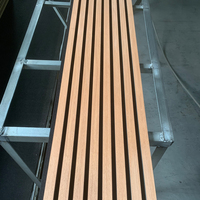 Panneaux muraux acoustiques en bois à lattes, prix raisonnable, fabrication standard chinoise